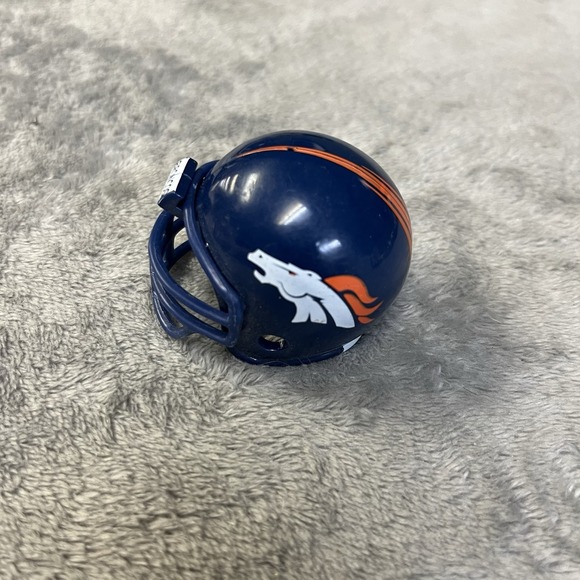 Denver Broncos MIGHTY RACERS Replacement MINI Football HELMET Cake Topper - Picture 3 of 4